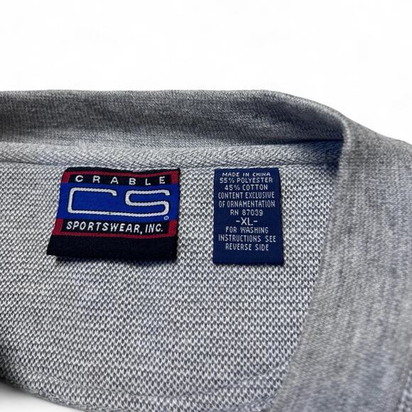 Purdue University Boilermakers 90s Vintage Knit Sportswear Sweatshirt XL - Picture 4 of 5